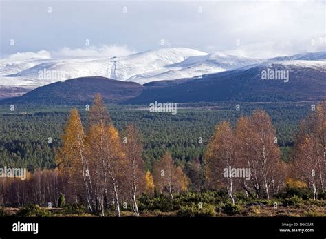 Mighty Scottish Mountain Cairngorm In The Cairngorms National Park On A