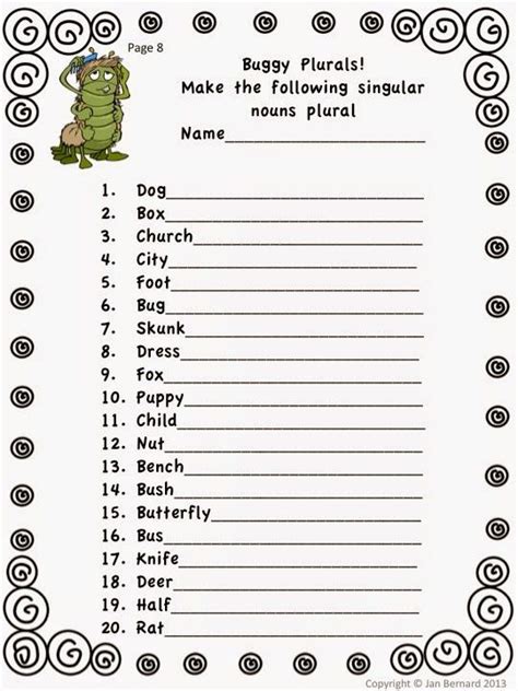 Donkey ⇒ donkeys highway ⇒ highways: Get this great FREE singular/plural sheet! This post also ...