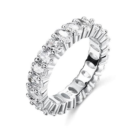 Kylie Jenner Signature Eternity Band Ring In Oval Bijouterie Gonin
