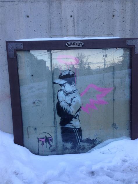 Vandals Damage Banksy Artwork In Park City