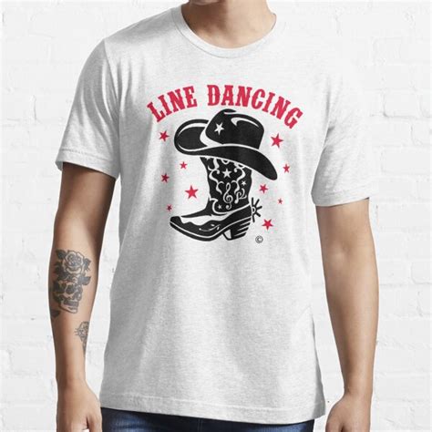 Line Dancing Boots With Hat And Stars By Subgirl T Shirt For Sale By