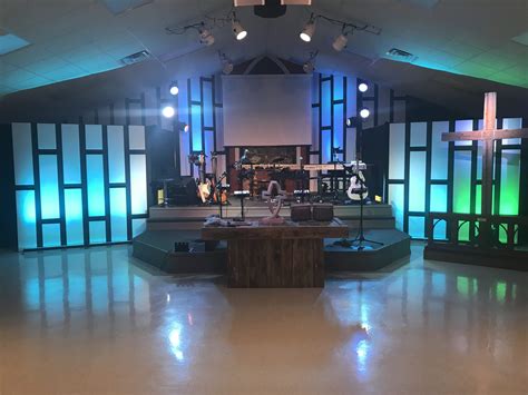 Coroplastered Walls Church Stage Design Ideas Scenic Sets And Stage