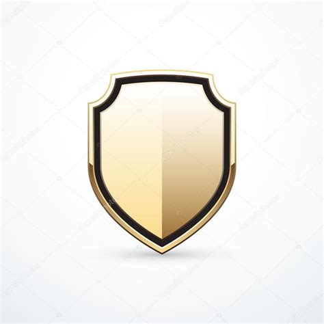 Vector Gold Shield Icon Stock Vector Image By ©freshwater 116262164