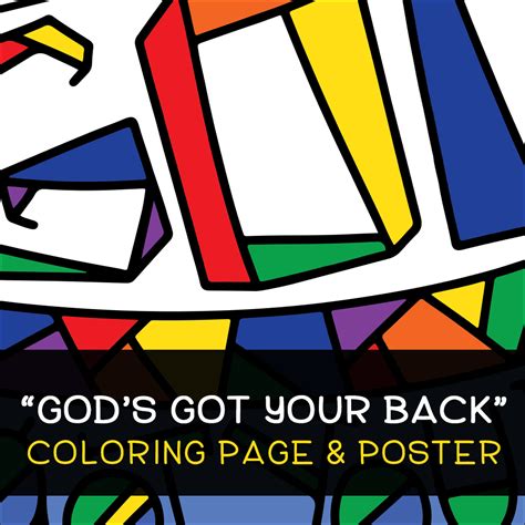 Gods Got Your Back Coloring Page And Poster Illustrated Ministry