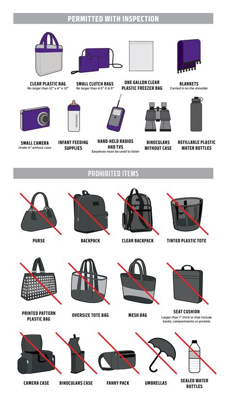 Safety And Clear Bag Policy Us Bank Stadium