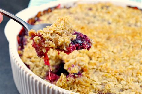 Mixed Berry Crumble Frozen Mixed Berries Food Meanderings