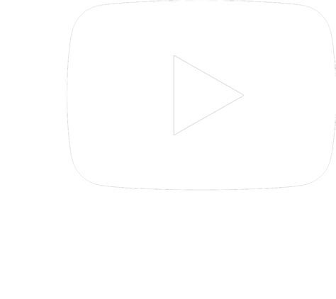 White Youtube Logo Png Transparent Background