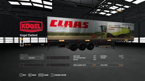 Claas Kogel Autoloader Trailer V10 Fs19 Farming Simulator 22 мод