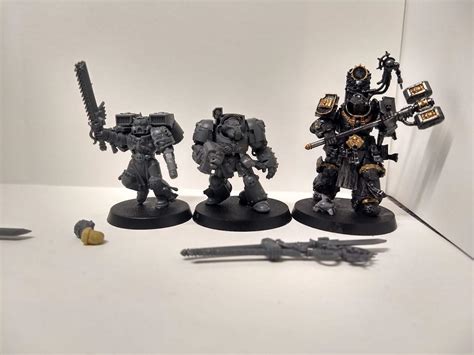 Size Comparison Of My True Scale Gray Knights To A Terminator And Space