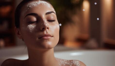 Premium Ai Image One Young Woman Enjoys Pampering And Relaxation In Beauty Spa Generated By Ai