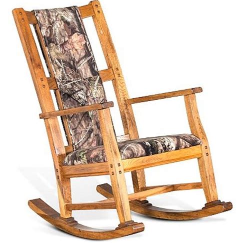 Sunny Designs Sedona Rustic Oak Rocker With Cushion Seat And Back