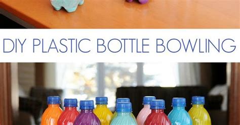 Turn Water Bottle Into A Fun Bowling Game For The Kids Diy Craft