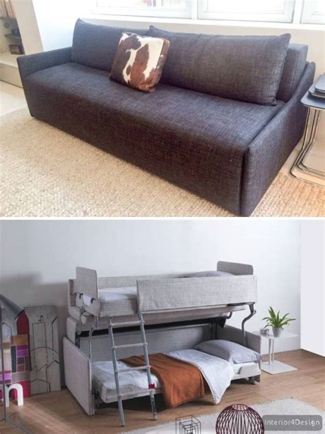 Then, pile on bedding in dark tones for a moody effect. Furniture Transformers For Small Apartment - 40 Photos ...