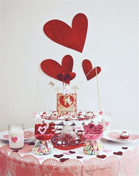 Valentines Day Table Valentines Diy Valentine Day Table Decorations