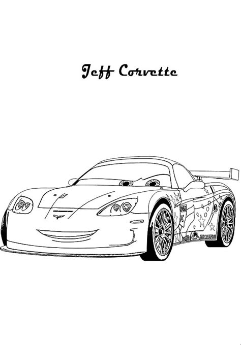 pin on corvette cars coloring pages