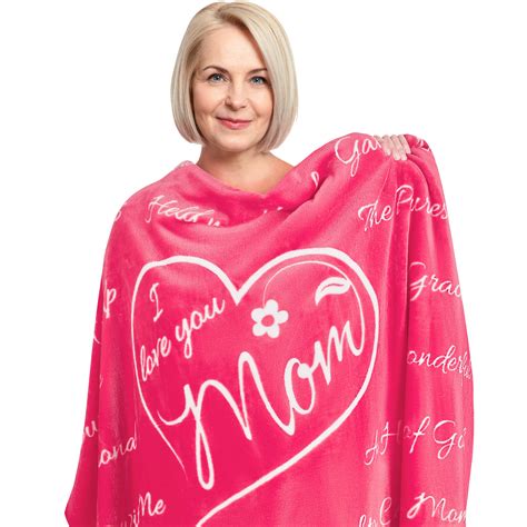 Mothers Day Ts I Love You Mom Blanket By Buttertree Ts For Mom