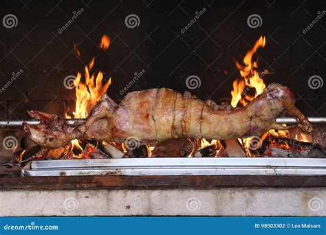 The Carcass Of The Goat Stock Photo Image Of Goat Meat 98503302