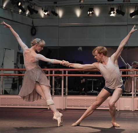 Royal Ballet Principals Sarah Lamb And Steven Mcrae In Rehearsals For