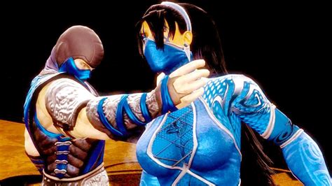 Mortal Kombat All Fatalities X Rays On Kitana Blue Queen Costume K Ultra Hd Gameplay Mods