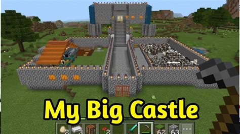 My Biggest Castle In Minecraft Minecraft Survival Game My Castal