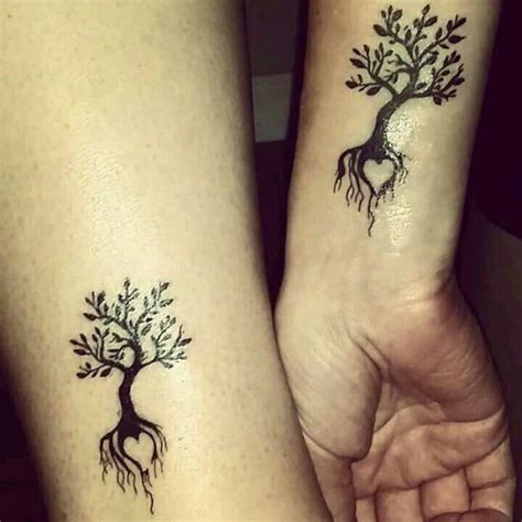 Tree With Roots And A Heart Mother Son Tattoos Mother Tattoos