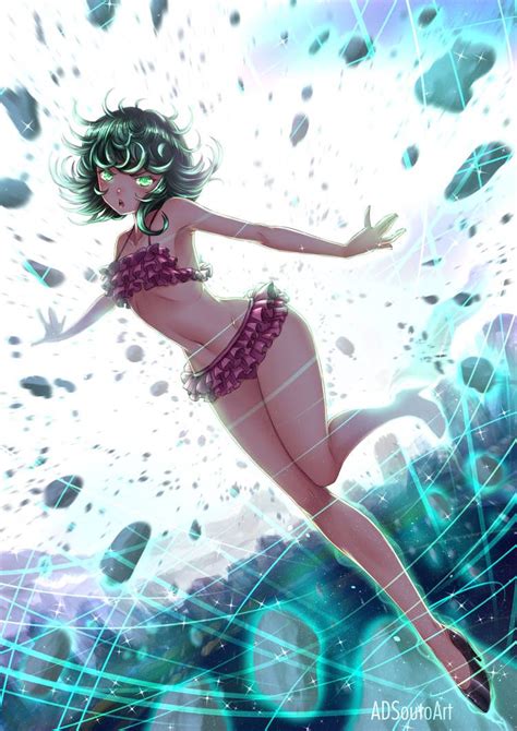 tatsumaki s class hero bikini by adsouto on deviantart one punch man anime one punch man