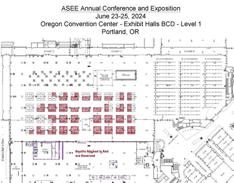 2024 Asee Annual Conference Floor Plan 
