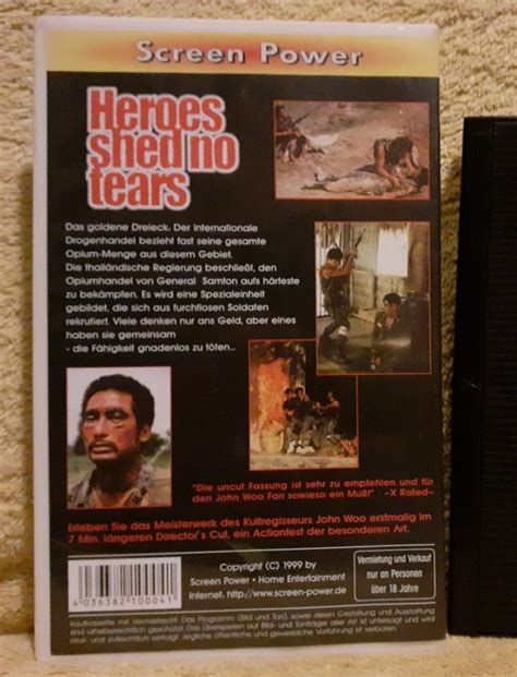 Heroes Shed No Tears Aka Blast Heroes Vhs Uncut Screen Power John Woo Kaufen Filmundode