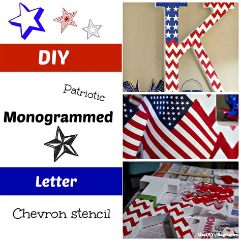 Schau dir unsere auswahl an diy monogram letters an, um die tollsten einzigartigen oder spezialgefertigten, handgemachten stücke aus unseren shops zu finden. diy Monogrammed Patriotic letter - Debbiedoos