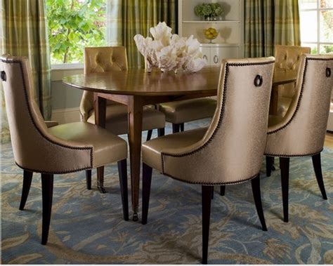 Meubles chaises de salle à manger chaises rembourrées en cuir pu de style moderne pour cuisine, salon, chambre à coucher, chaises d'appoint de bureau, cadre en métal avec placage de bois imprimé. Chaises salle à manger design - Le monde de Léa