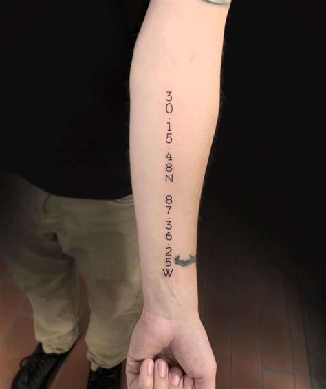 101 Amazing Coordinate Tattoo Designs You Need To See Coordinates