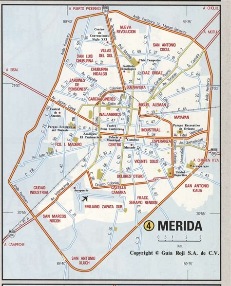 Exploring The Map Of Merida Mexico A Guide To The Best Places To Visit