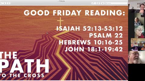 Holy Week Reading Good Friday Youtube