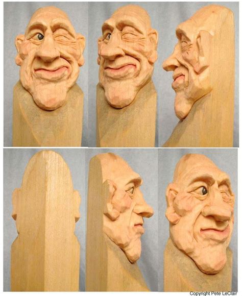 Learn Caricature Carving The Photos Are Large So You May See As