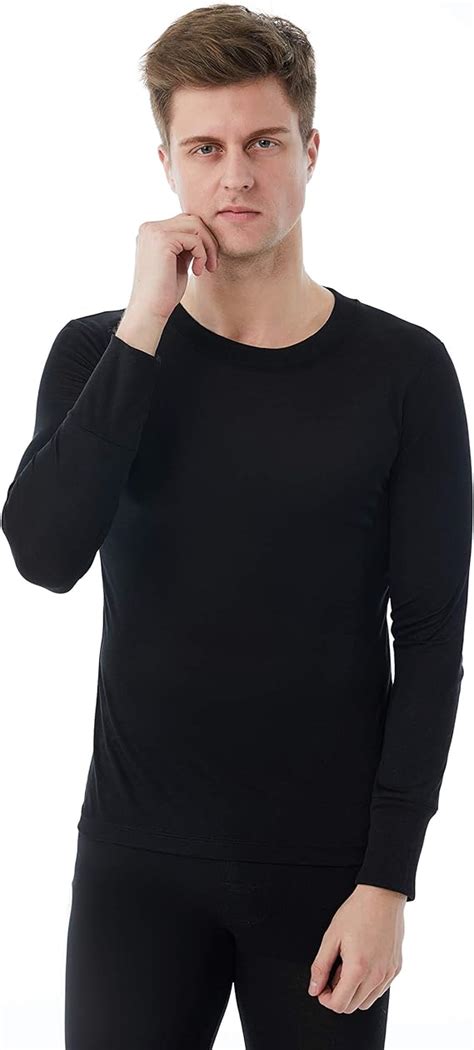 A0202e Mens Pure Silk Long Sleeve T Shirt Uk Clothing