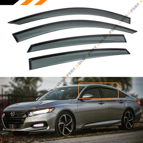 Honda Accord 2018 2019 Window Visor Vent Sun Shade Rain Guard Door