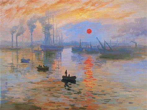 Sunrise By Claude Monet Claude Monet Arte Moderna Abstrato
