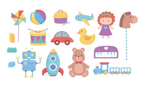 Kids Toys Vector Art Icons And Graphics For Free Download