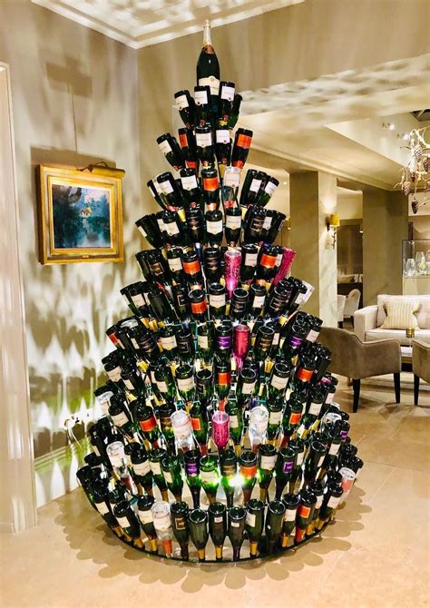 Winerys Magical Wine Bottle Christmas Tree Is The Ultimate Christmas