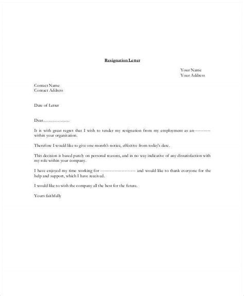 Resignation letter sample 1 month notice singapore. 6+ Resignation Letter With 30 Day Notice Template - PDF, Word, Apple Pages, Google Docs | Free ...