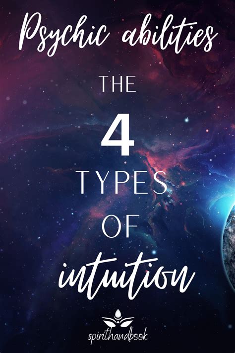 Psychic Abilities The 4 Types Of Intuition Spirithandbook