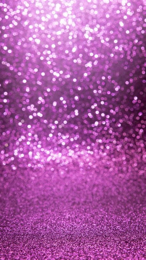 Download Bokeh Aesthetic Purple Glitter Sparkle Iphone Wallpaper