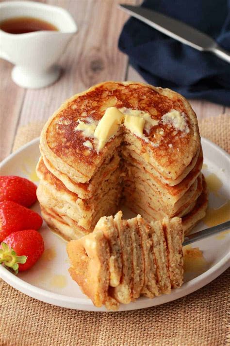 Vegan Pancakes Light Fluffy And Perfect Loving It Vegan