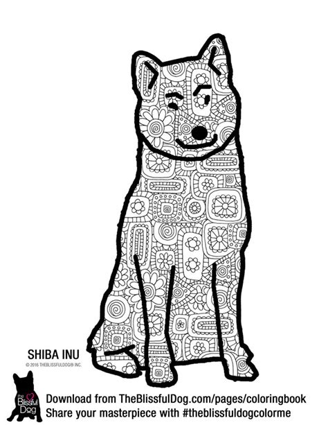 Shiba Inu Coloring Pages Coloring Pages