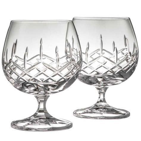 galway crystal brandy glass pair at hmgc10421