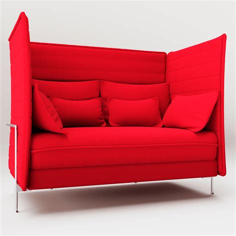 Alcove Highback Love Seat On Behance