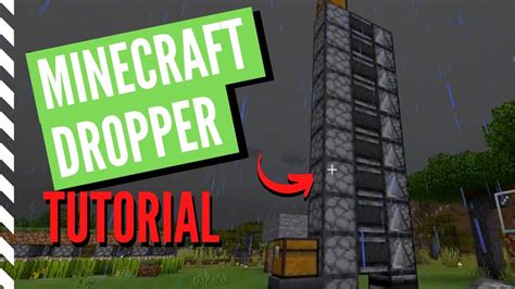 Minecraft Dropper Tutorial With 3 Examples Youtube