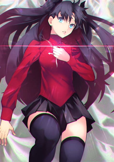rin tohsaka from fate stay night unlimited blade works fanart by yoshi55level fate type moon