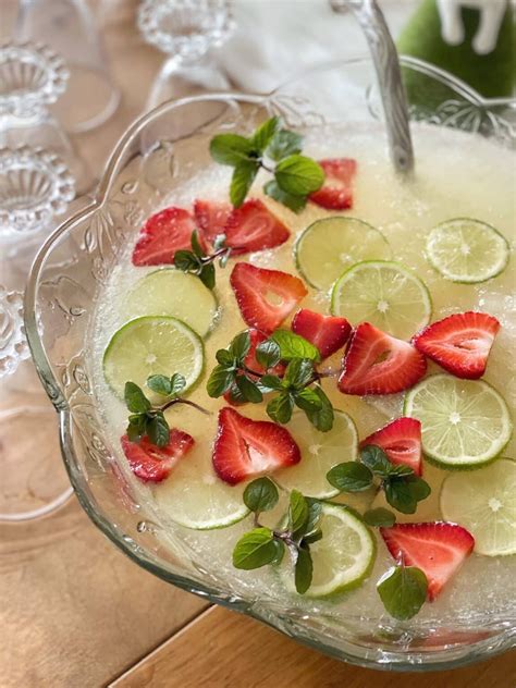 Sparkling Lime Mint Punch Non Alcoholic ⋆ Sometyme Place In 2022