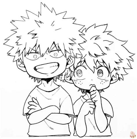 Enjoy Free Printable And Easy To Use Deku Coloring Pages